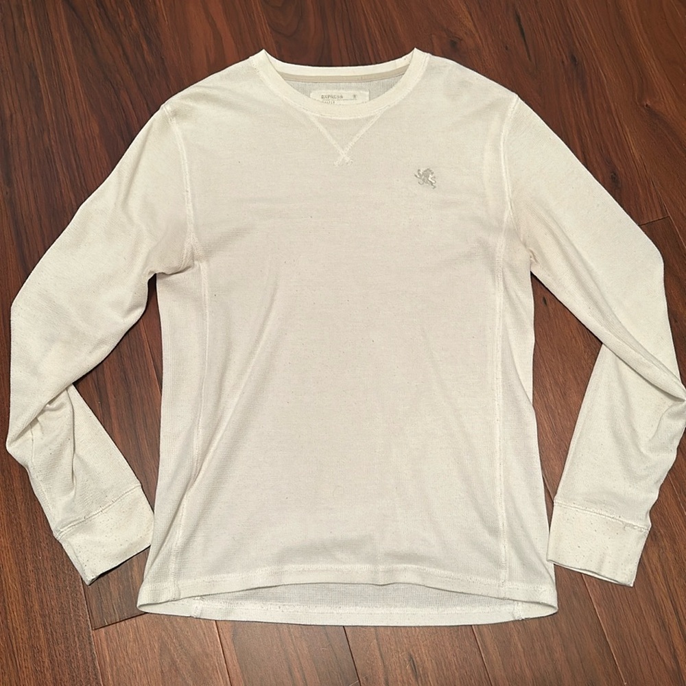 Express waffle sweater